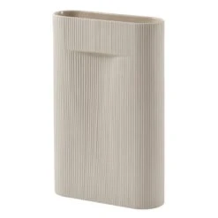 Muuto Vase Ridge, 48,5 cm, Beige
