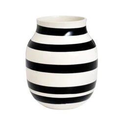 Kähler Vase Omaggio, Modèle Moyen, Noir