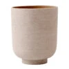 &Tradition Pot De Fleurs Collect SC70, 15 X 18 cm, Ocre