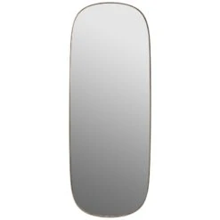 Muuto Grand Miroir Framed, Taupe - Clair