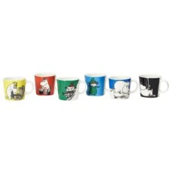 Arabia 6 petites Tasses Moomin, 1. Classics