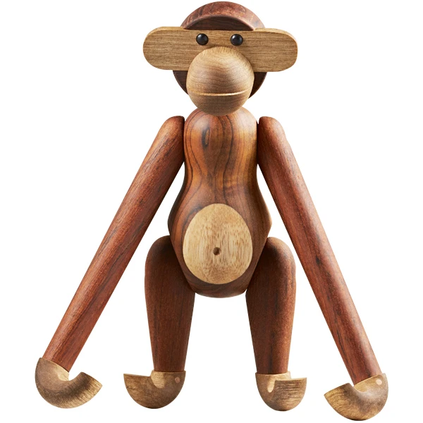 Kay Bojesen Wooden Monkey, Grand Modèle, Teck 6 Kay Bojesen Wooden Monkey, Grand Modèle, Teck – Image 6