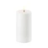 Uyuni Lighting Bougie Pilier LED, 7,8 x 15 cm, Nordic White
