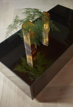 AYTM Vase Folium, Modèle L, Ambre -Ménagers Décoration Boutique AYTM 01 288