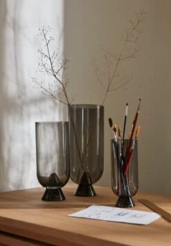 AYTM Vase Glacies, M, Noir -Ménagers Décoration Boutique AYTM D2 13 631 1