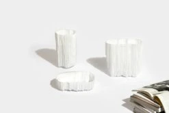 Antrei Hartikainen Vase Melt, Modèle L, Blanc -Ménagers Décoration Boutique Antrei Hartikainen Melt L M S size white