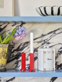 HAY Bougeoir Arcs, L, Rouge 8 HAY Bougeoir Arcs, L, Rouge -Ménagers Décoration Boutique Arcs Candleholder L red 01