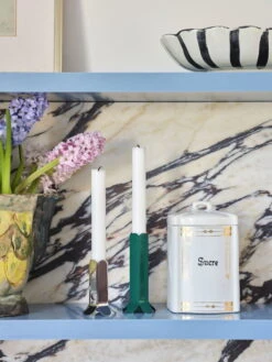 HAY Bougeoir Arcs, S, Mirror -Ménagers Décoration Boutique Arcs Candleholder S mirror L green