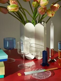 HAY Vase Arcs, Mirror -Ménagers Décoration Boutique Arcs Vase Arcs Candleholder Tint Wineglass Colour Sticks Spin Saucer 1