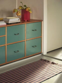 HAY Vase Arcs, Rouge -Ménagers Décoration Boutique Arcs Vase red Stripes and Stripes navy cacao