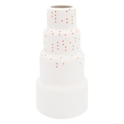 1616 / Arita Japan Grand Vase SB, Points Rouges