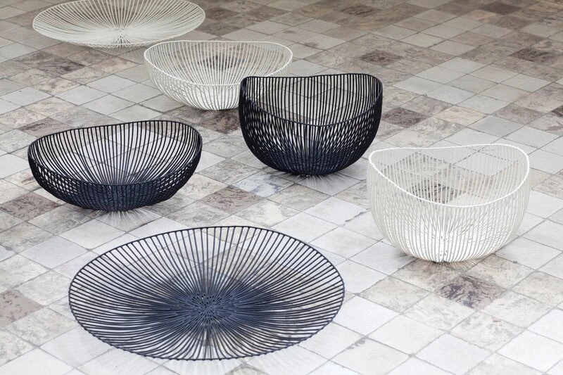 Serax Panier Ovale Meo, Noir 2 Serax Panier Ovale Meo, Noir – Image 2