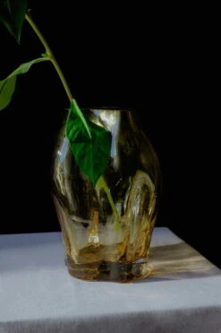 New Works Petit Vase Blæhr, Ambre -Ménagers Décoration Boutique Blaehr Vase Digital Images Shot by Armin Tehrani 02