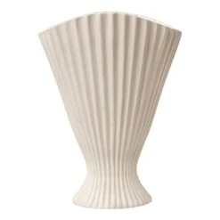 Ferm LIVING Vase Fountain, Blanc Cassé
