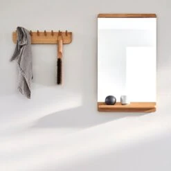 Form & Refine Miroir Mural Rim, Chêne -Ménagers Décoration Boutique FR Entrance Echo Coatrack Rim Wallmirror oak