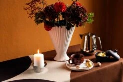 Georg Jensen Bougeoir Bloom, Acier Inoxydable -Ménagers Décoration Boutique Fds jouluruoka12 22 suvi kesalainen