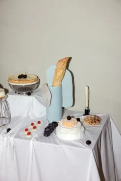 HAY Bougeoir Tube, S, Bleu Foncé -Ménagers Décoration Boutique Finnish Design Shop 0723P FDS kesa 2023 1348