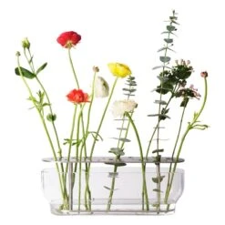 Fritz Hansen Long Vase Ikebana, Acier -Ménagers Décoration Boutique Fritz Hansen Accesories Ikebana Long Stainless steel Jaime Hayon flowers