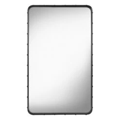 GUBI Miroir Rectangulaire Adnet, 65 x 115 cm, Noir
