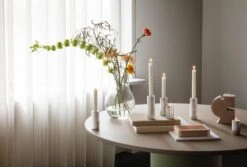 Georg Jensen Vase Moyen Cafu, Transparent 6 Georg Jensen Vase Moyen Cafu, Transparent -Ménagers Décoration Boutique GJ AW22 Bernadotte candleholders