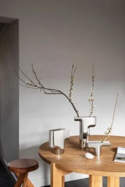 Georg Jensen Vase Moyen Nendo, Acier Inoxydable -Ménagers Décoration Boutique GJ AW22 Nendo 02 1