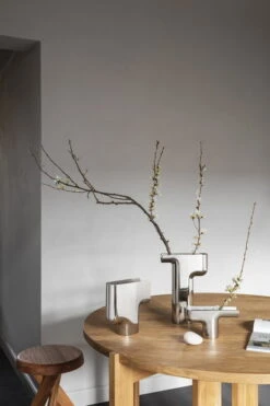 Georg Jensen Grand Vase Nendo, Acier Inoxydable -Ménagers Décoration Boutique GJ AW22 Nendo 02