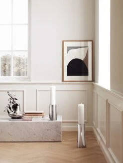 Georg Jensen Vase HK, Acier, Grand Modèle -Ménagers Décoration Boutique GJ HOME AW18 AMBIENCE