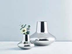 Georg Jensen Vase HK, Acier, Grand Modèle -Ménagers Décoration Boutique GJ HOME B2B SS18 HK VASE E