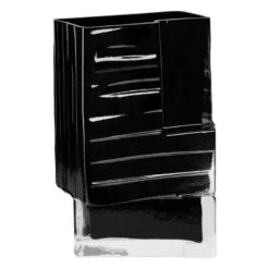 Hem Vase Brute, Noir 10 Hem Vase Brute, Noir -Ménagers Décoration Boutique HEM Brute Vase Black 02