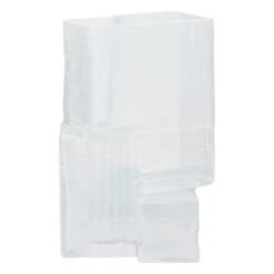 Hem Vase Brute, Blanc Opale