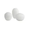 Kähler Vases Miniatures Hammershøi, 3 Pièces, Blanc