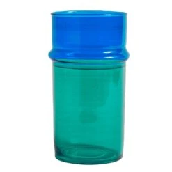 HAY Vase Moroccan, L, Bleu - Vert