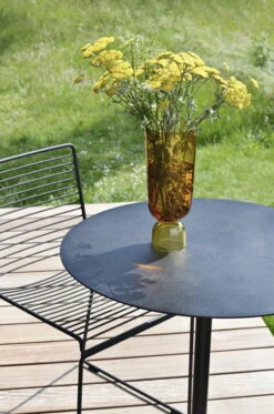 HAY Vase Bottoms Up, Modèle L, Ambre -Ménagers Décoration Boutique Hee Dining Chair black Bottoms Up Vase l amber Terrazzo Table anthracite tabletop