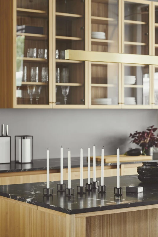 By Lassen Bougeoir Kubus Micro, Lot De 2, Noir 4 By Lassen Bougeoir Kubus Micro, Lot De 2, Noir – Image 4