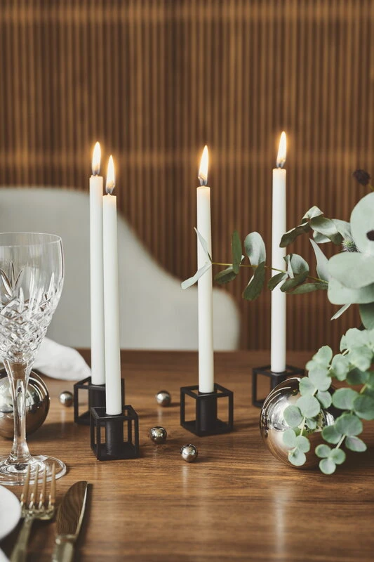 By Lassen Bougeoir Kubus Micro, Lot De 2, Noir 3 By Lassen Bougeoir Kubus Micro, Lot De 2, Noir – Image 3