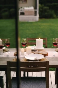 Uyuni Lighting Bougie Pilier LED, 5 x 7,5 cm, Nordic White -Ménagers Décoration Boutique Honest Work MMM3641 027