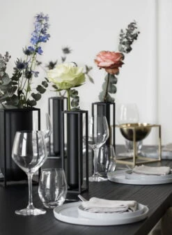 By Lassen Vase Kubus Lolo, Noir -Ménagers Décoration Boutique IMGL1843