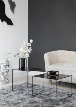 By Lassen Bol Kubus Centrepiece, Petit Modèle, Noir -Ménagers Décoration Boutique IMGL6668