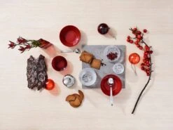 Iittala Coffret De 5 boules En Verre, Rouge -Ménagers Décoration Boutique Iittala 2018 Ultima Thule Teema Scandia Nappula
