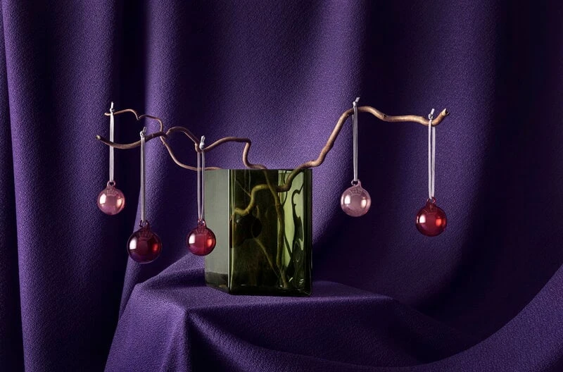 Iittala Coffret De 5 boules En Verre, 40 mm, Rouge 2 Iittala Coffret De 5 boules En Verre, 40 mm, Rouge – Image 2