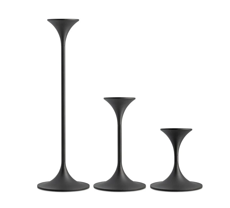 Karakter Bougeoir Jazz, Noir 2 Karakter Bougeoir Jazz, Noir – Image 2