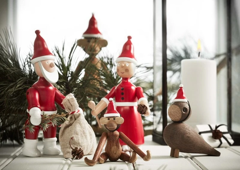 Kay Bojesen Lovebirds 2 pièces, Chêne/chêne Fumé 4 Kay Bojesen Lovebirds 2 pièces, Chêne/chêne Fumé – Image 4