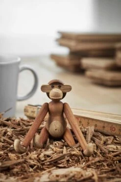 Kay Bojesen Singe En Bois Wooden Monkey, Modèle Mini, Teck -Ménagers Décoration Boutique KB 39249 12
