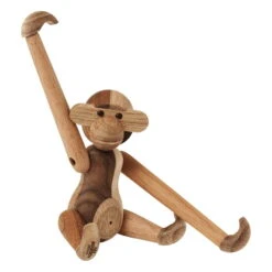 Kay Bojesen Mini Singe En Bois Wooden Monkey Reworked, Divers Bois
