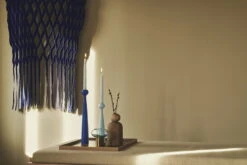 Applicata Bougeoir Lily, Bleu Ciel -Ménagers Décoration Boutique Kobalt bluesky blue