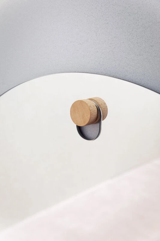 Miniforms Miroir Rond Middle Brothers, 90 cm, Hêtre 2 Miniforms Miroir Rond Middle Brothers, 90 cm, Hêtre – Image 2