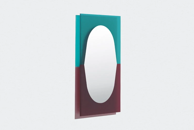 Petite Friture Miroir Wander, 40 x 55 cm, émeraude - Cerise 3 Petite Friture Miroir Wander, 40 x 55 cm, émeraude - Cerise – Image 3