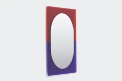 Petite Friture Miroir Wander, 67 x 90 cm, Violet - Rouge Brun -Ménagers Décoration Boutique M0890203 WANDER mirror 67x90 purple brown red 4