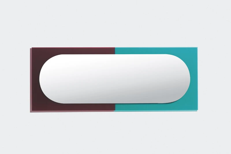 Petite Friture Miroir Wander, 67 x 176 cm, émeraude - Cerise 4 Petite Friture Miroir Wander, 67 x 176 cm, émeraude - Cerise – Image 4