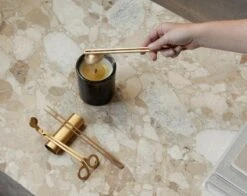 MENU Kit D’entretien Pour Bougie Clip, Laiton -Ménagers Décoration Boutique MENU Candle Care Kit 8